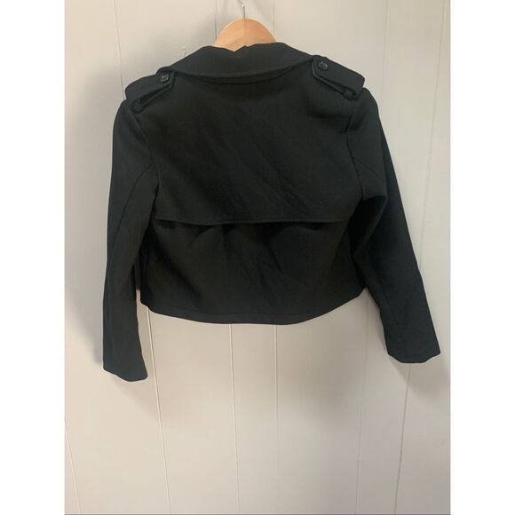 Banana Republic Factory Bonded Gabardine Jacket in Black XS - Picture 4 of 9